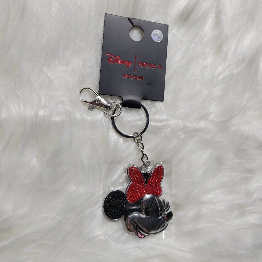 Forever 21 x Disney Minnie Mouse Rhinestone Keychain